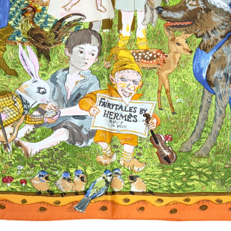 HERMES Fairytales by Hermès scarf 90 童話故事 絲巾-6
