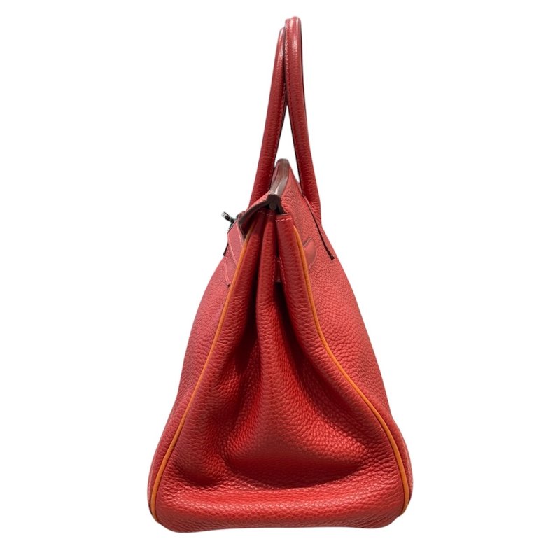 HERMES 愛馬仕 BIRKIN 35 TOGO牛皮 紅色 銀扣-3