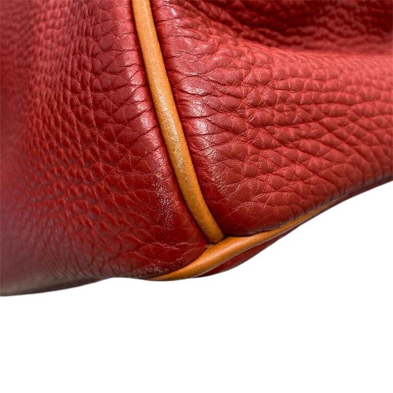 HERMES 愛馬仕 BIRKIN 35 TOGO牛皮 紅色 銀扣-4