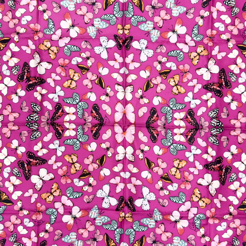 LOEWE 蝴蝶 絲巾-1