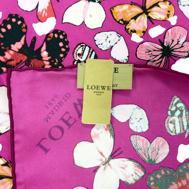 LOEWE 蝴蝶 絲巾-6