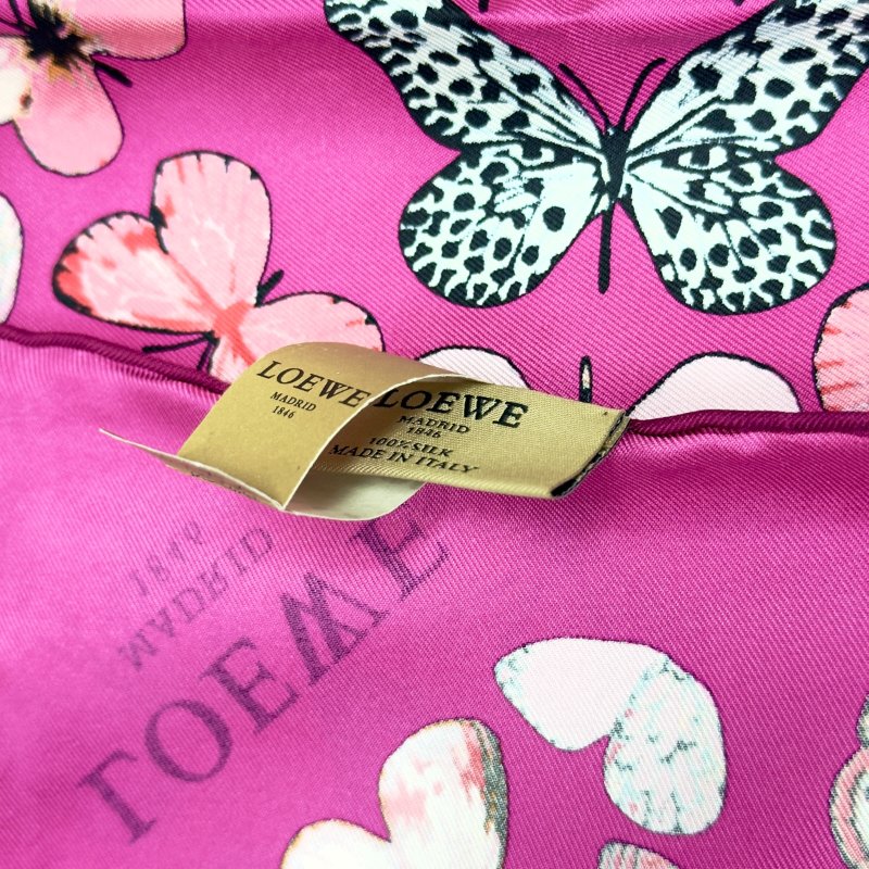 LOEWE 蝴蝶 絲巾-8