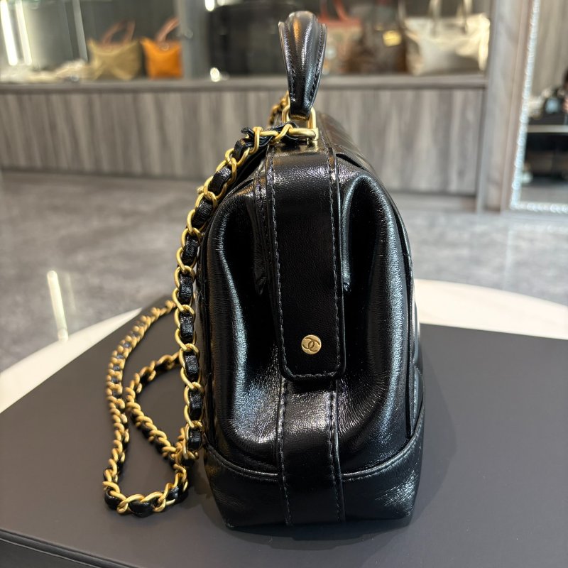 *SHIHNA名牌精品* CHANEL 24A Lambskin Doctos bag 醫生包中號-4