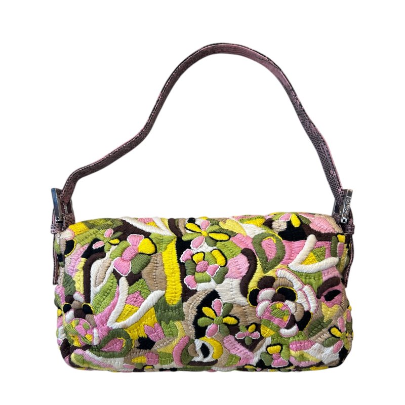 FENDI多花卉刺繡法棍包-1