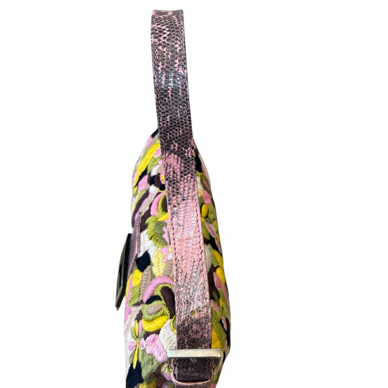 FENDI多花卉刺繡法棍包-5