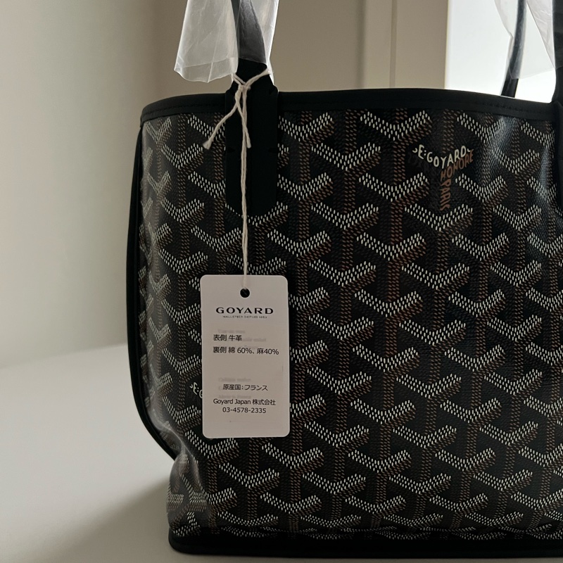 全新!!Goyard黑色Anjou Mini Bag-8