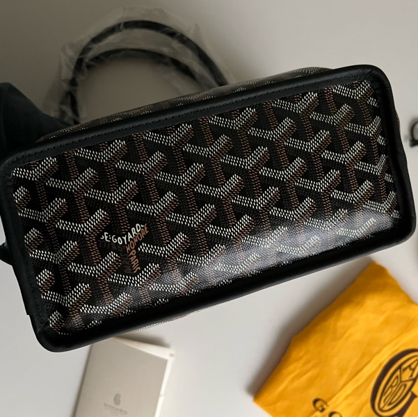 全新!!Goyard黑色Anjou Mini Bag-10
