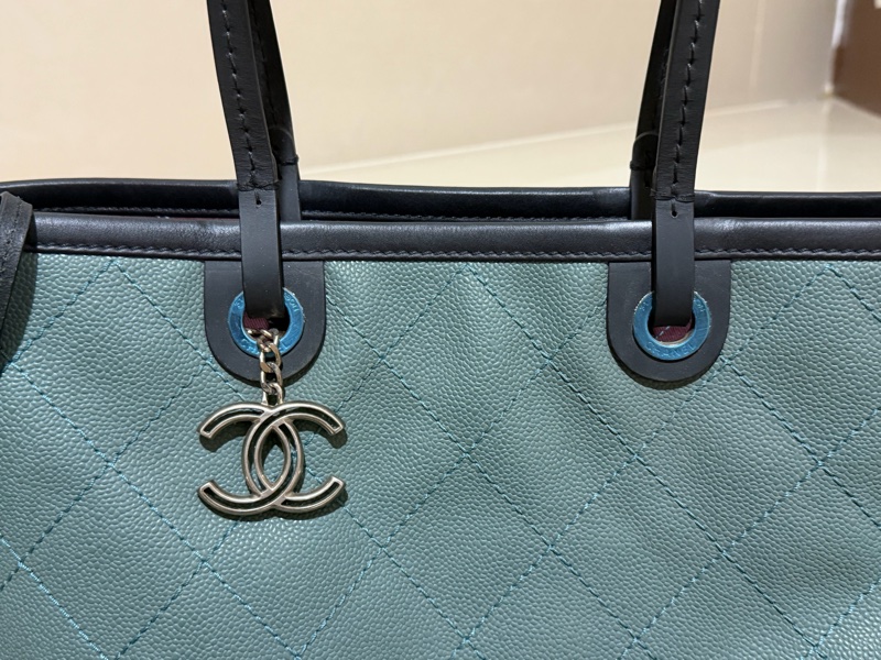 Chanel荔枝皮肩背手提兩用包-2