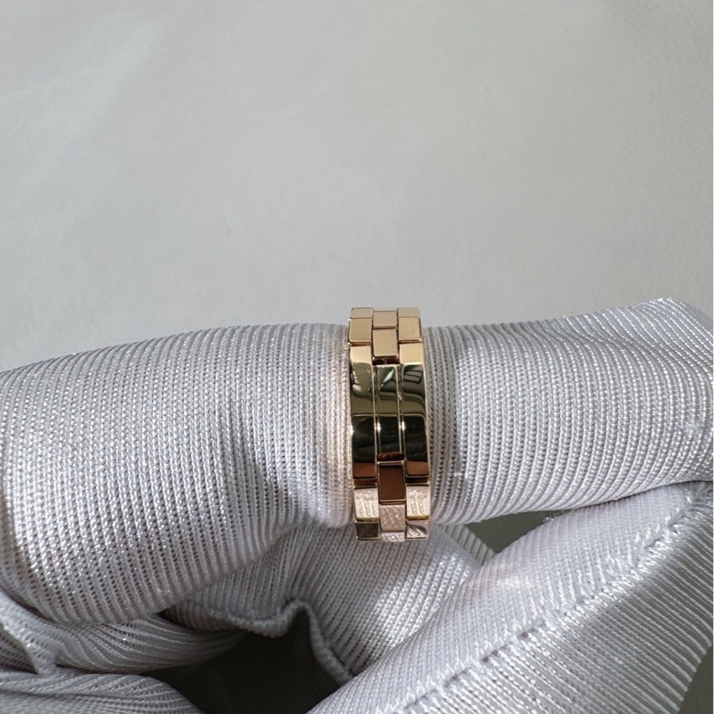 Chaumet尚美BOLÉRO 波萊羅 18K 玫瑰金 鏈條 軟戒，55 號，有塵袋，工價 2 萬多 停產絕版款，非常經典有品的一枚-3