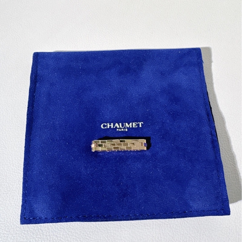 Chaumet尚美BOLÉRO 波萊羅 18K 玫瑰金 鏈條 軟戒，55 號，有塵袋，工價 2 萬多 停產絕版款，非常經典有品的一枚-4