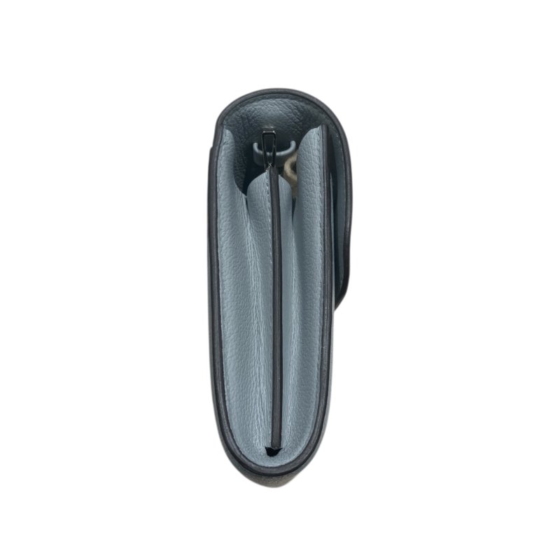 HERMES 愛馬仕 CONSTANCE TO GO 肩背手拿包 皮革 灰藍色 銀釦-3