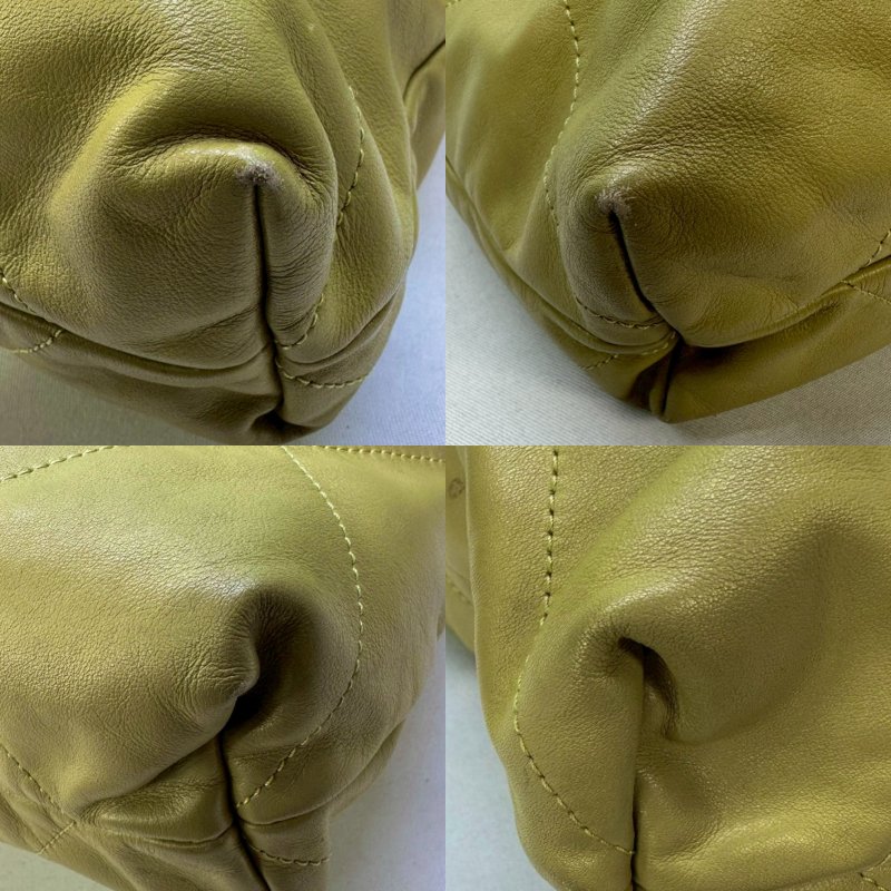 CHANEL 牛油果色中款22包-8