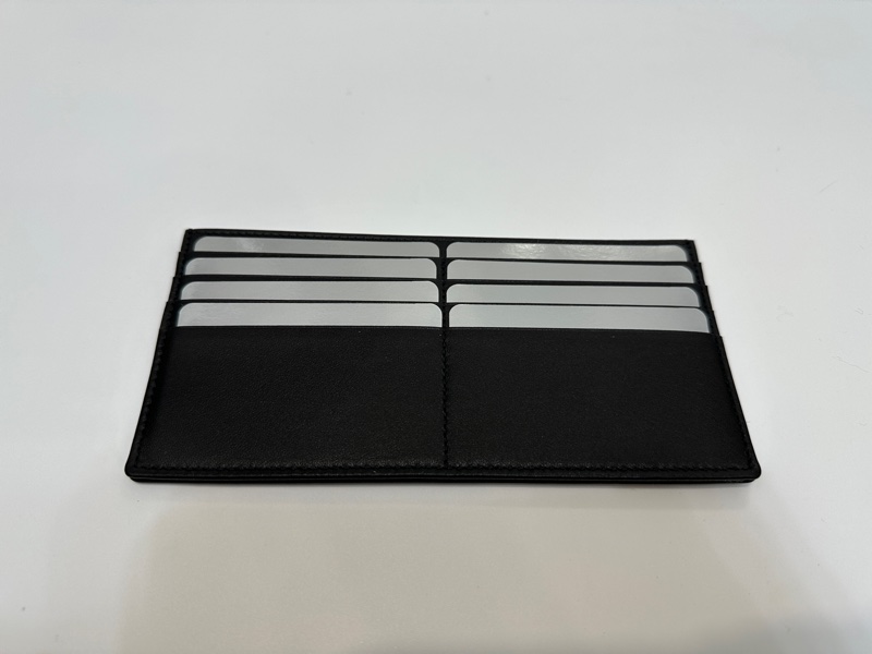 Dior 黑羊皮藤紋Lady Dior pouch 斜背鏈包-6