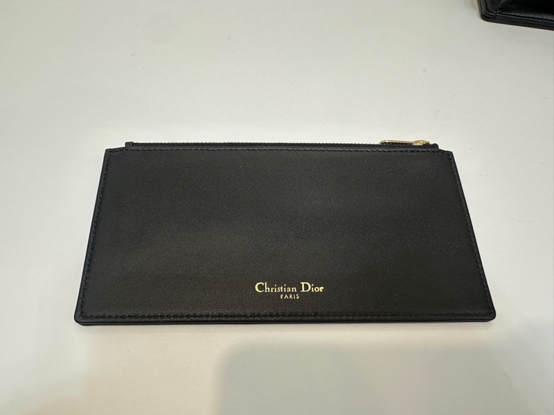 Dior 黑羊皮藤紋Lady Dior pouch 斜背鏈包-8