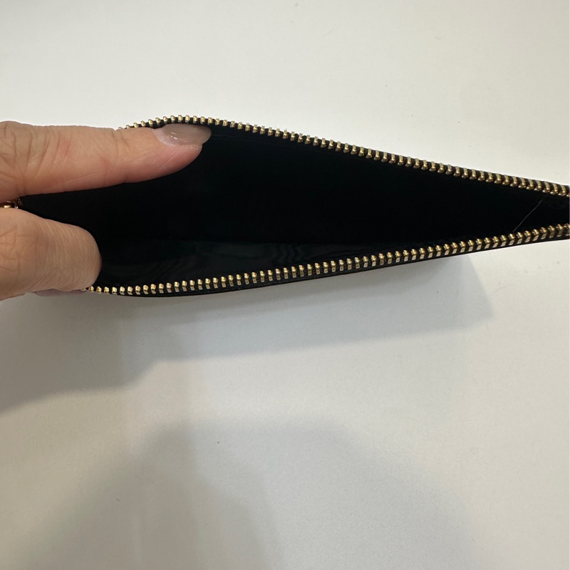 Dior 黑羊皮藤紋Lady Dior pouch 斜背鏈包-9