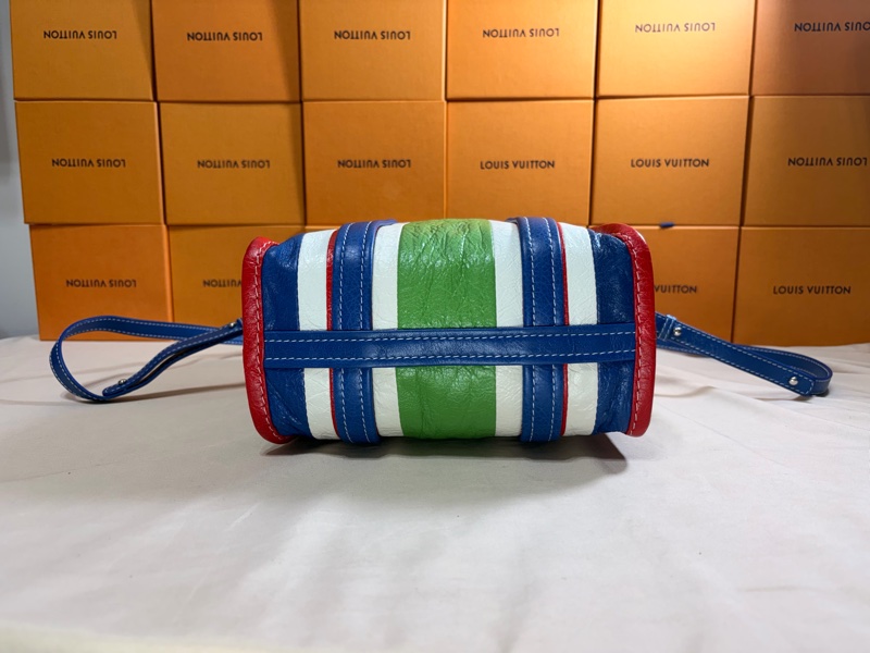 🔥超級特別 Balenciaga 巴黎世家 拼色條紋肩背包 斜背包 手提包-8