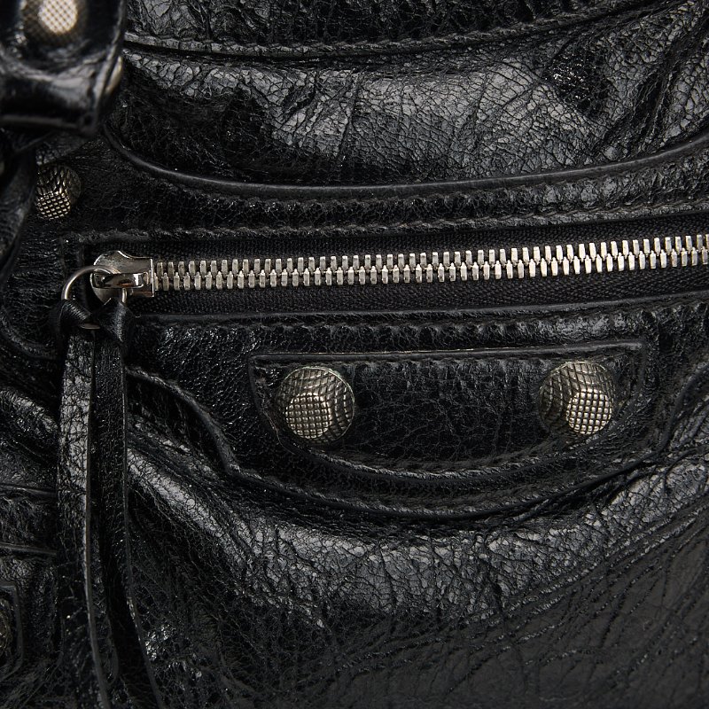 二手Balenciaga neo cagole 機車包xs/黑銀-7