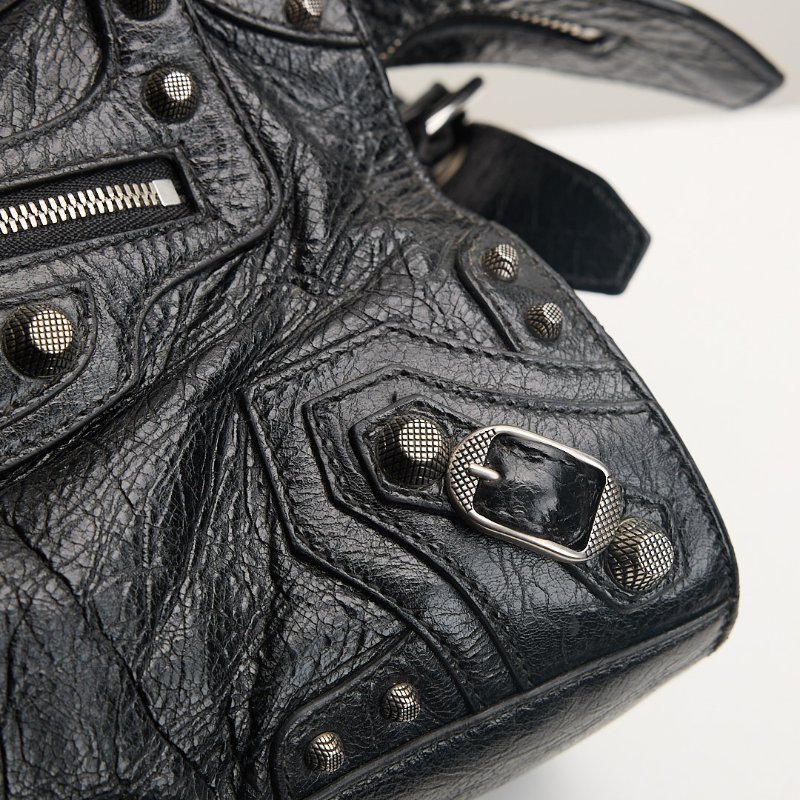 二手Balenciaga neo cagole 機車包xs/黑銀-14