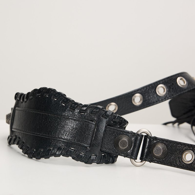 二手Balenciaga neo cagole 機車包xs/黑銀-15