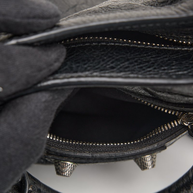 二手Balenciaga neo cagole 機車包xs/黑銀-17