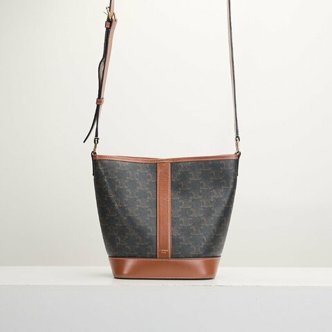 二手Celine 老花小號水桶包