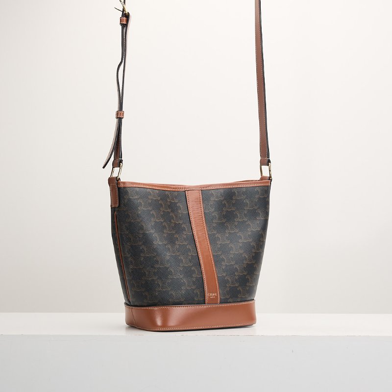 二手Celine 老花小號水桶包-1