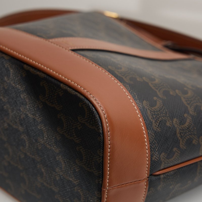 二手Celine 老花小號水桶包-10