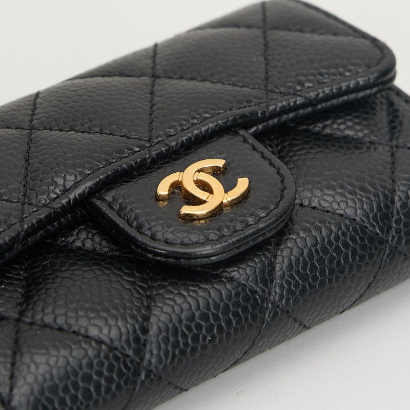 二手Chanel cf卡包/黑金牛-3