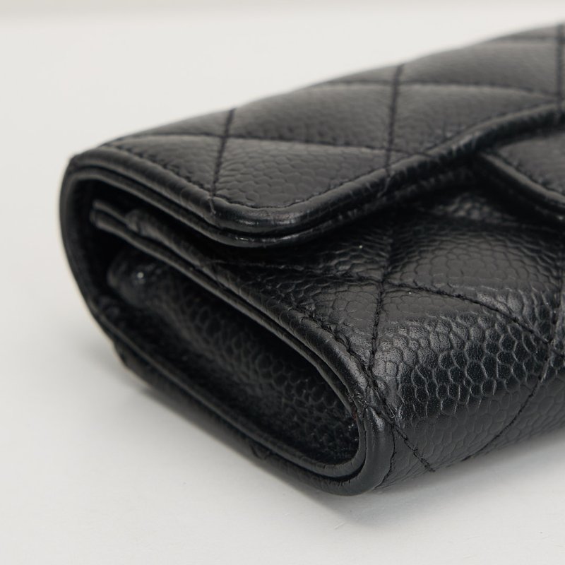 二手Chanel cf卡包/黑金牛-4