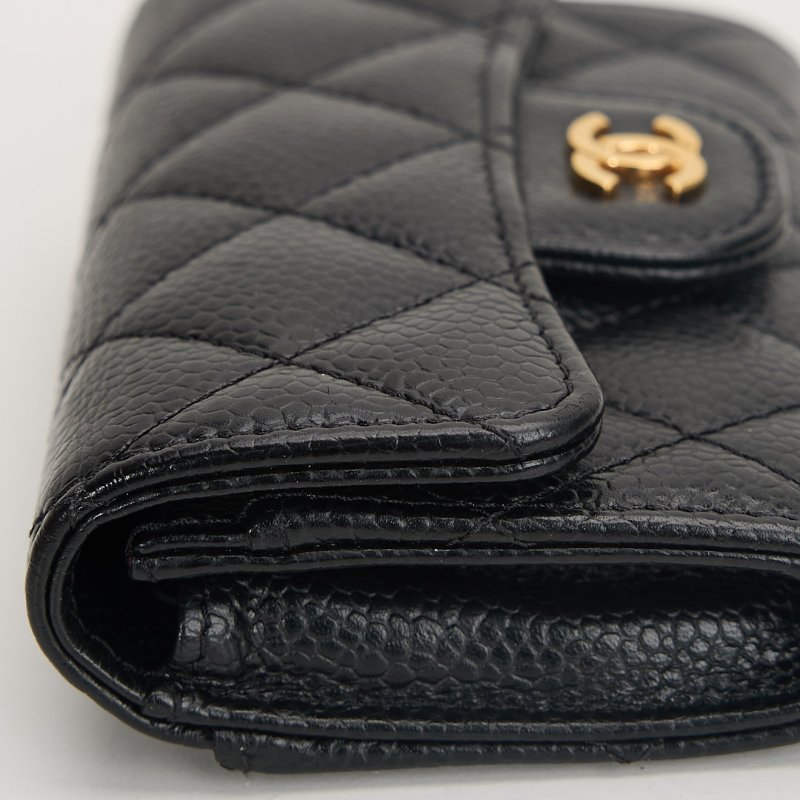 二手Chanel cf卡包/黑金牛-5