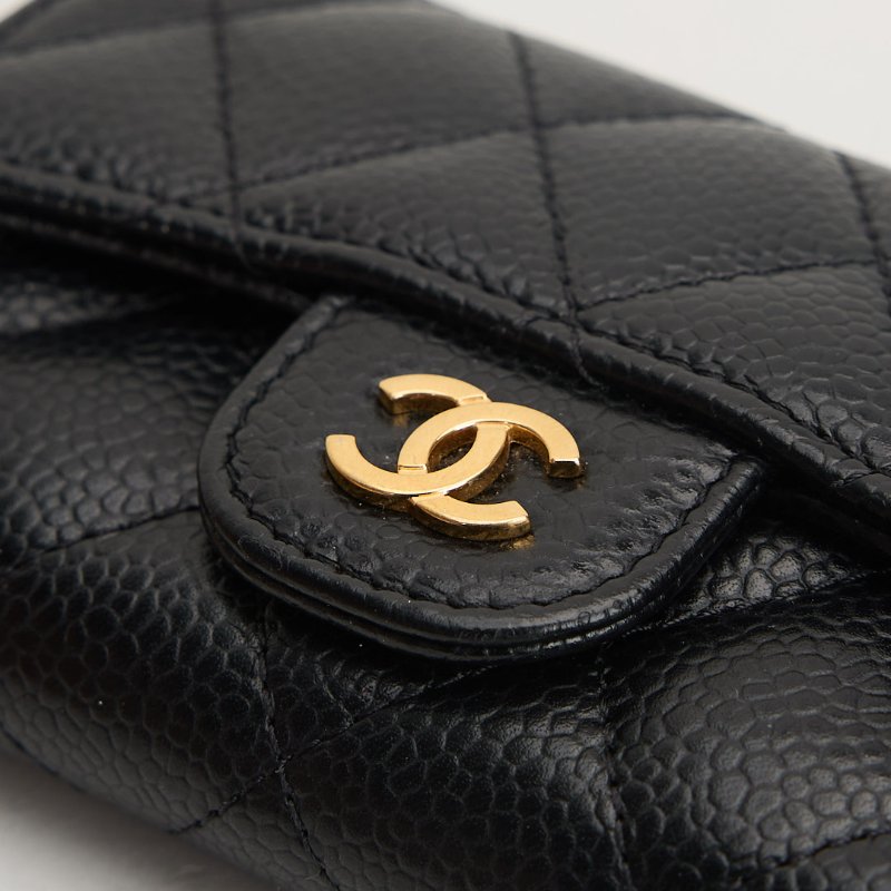 二手Chanel cf卡包/黑金牛-8