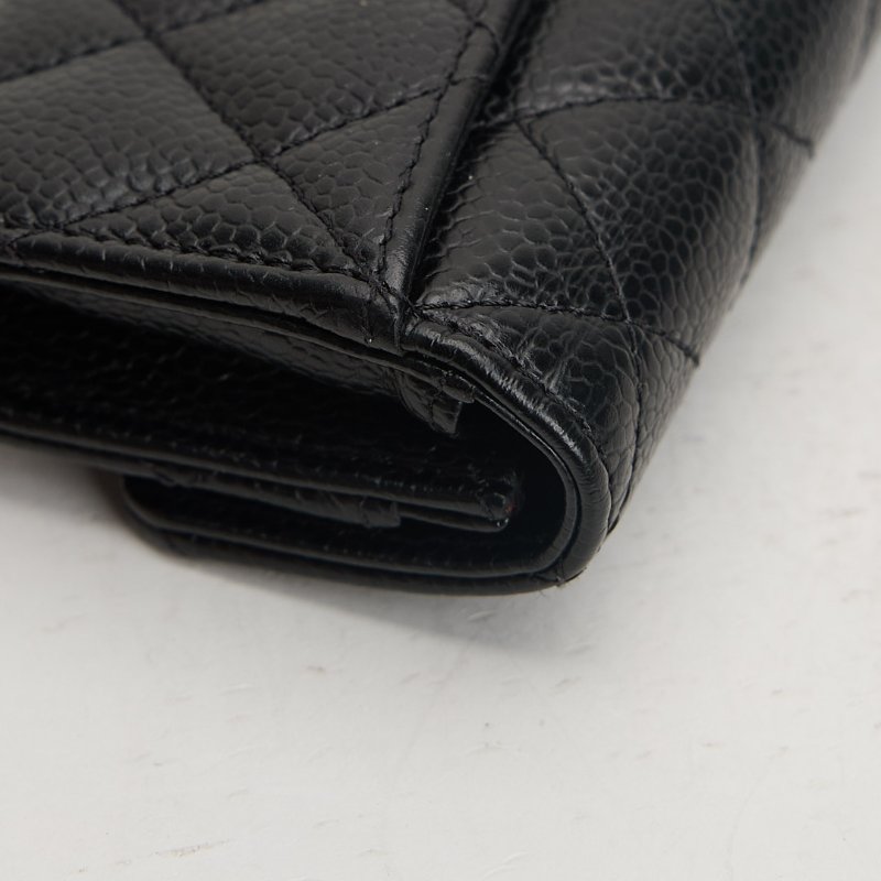 二手Chanel cf卡包/黑金牛-9