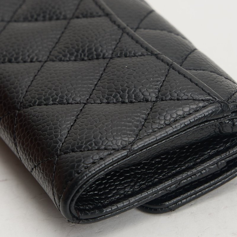 二手Chanel cf卡包/黑金牛-10