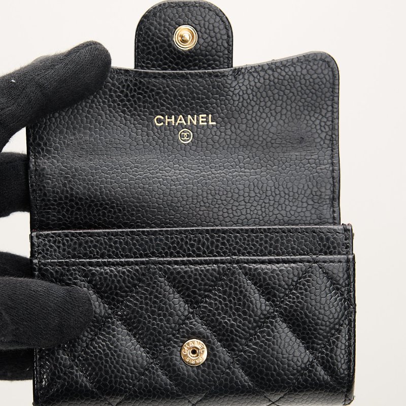 二手Chanel cf卡包/黑金牛-11