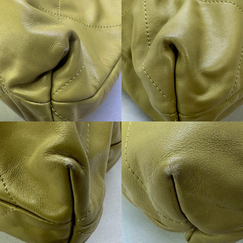 CHANEL 中款牛油果綠22包-9