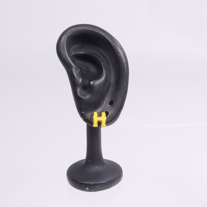 HERMES 金屬Mini Pop H Earrings耳環-6