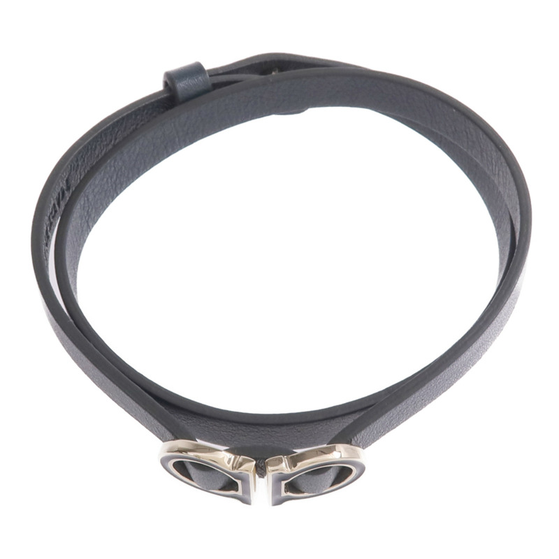 Salvatore Ferragamo 牛皮皮革Bracelet金扣手帶-3