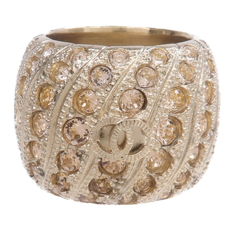 CHANEL 金屬Ring戒指US#7-1