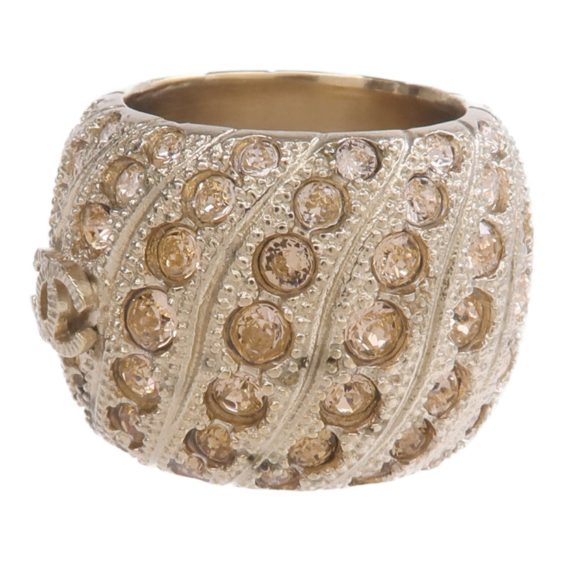 CHANEL 金屬Ring戒指US#7-2
