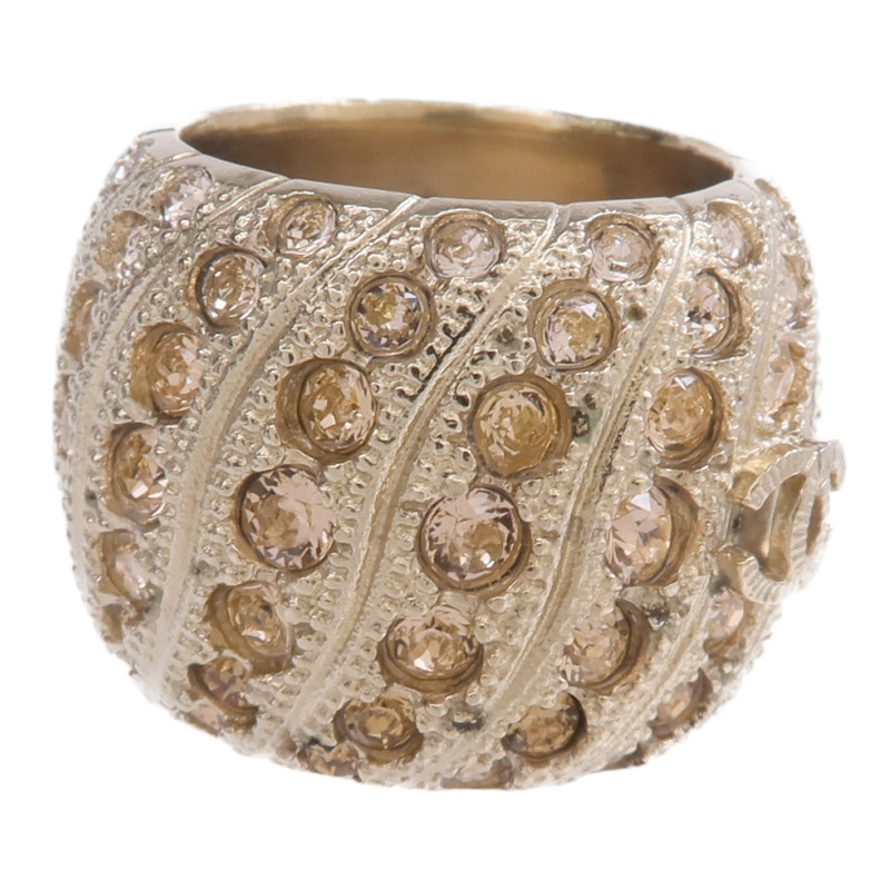 CHANEL 金屬Ring戒指US#7-3