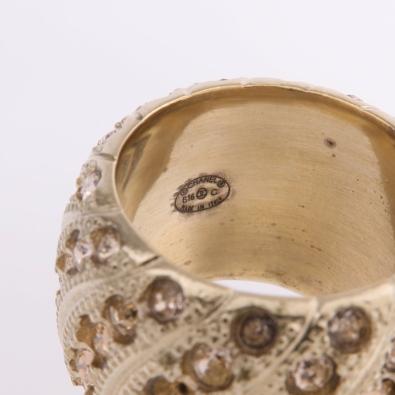 CHANEL 金屬Ring戒指US#7-4