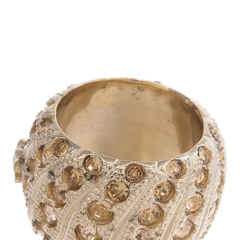CHANEL 金屬Ring戒指US#7-5