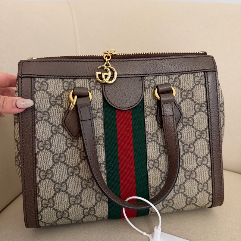 Gucci ophidia 紅綠條兩用包-3