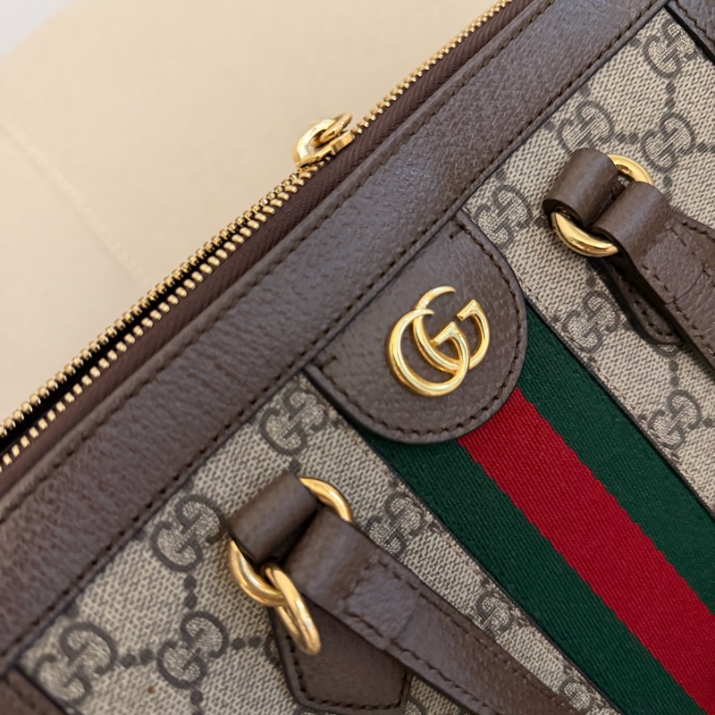Gucci ophidia 紅綠條兩用包-4