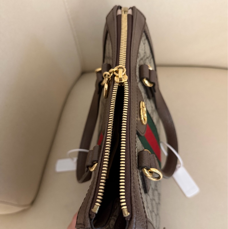 Gucci ophidia 紅綠條兩用包-5