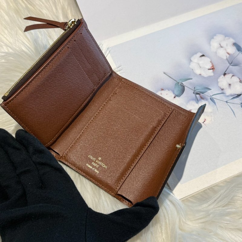 LV Victorine 三折短夾(咖啡)-5