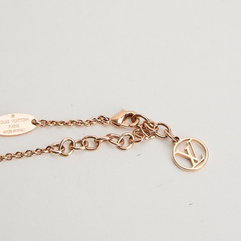 二手Lv Essential v 手鍊/玫瑰金-6