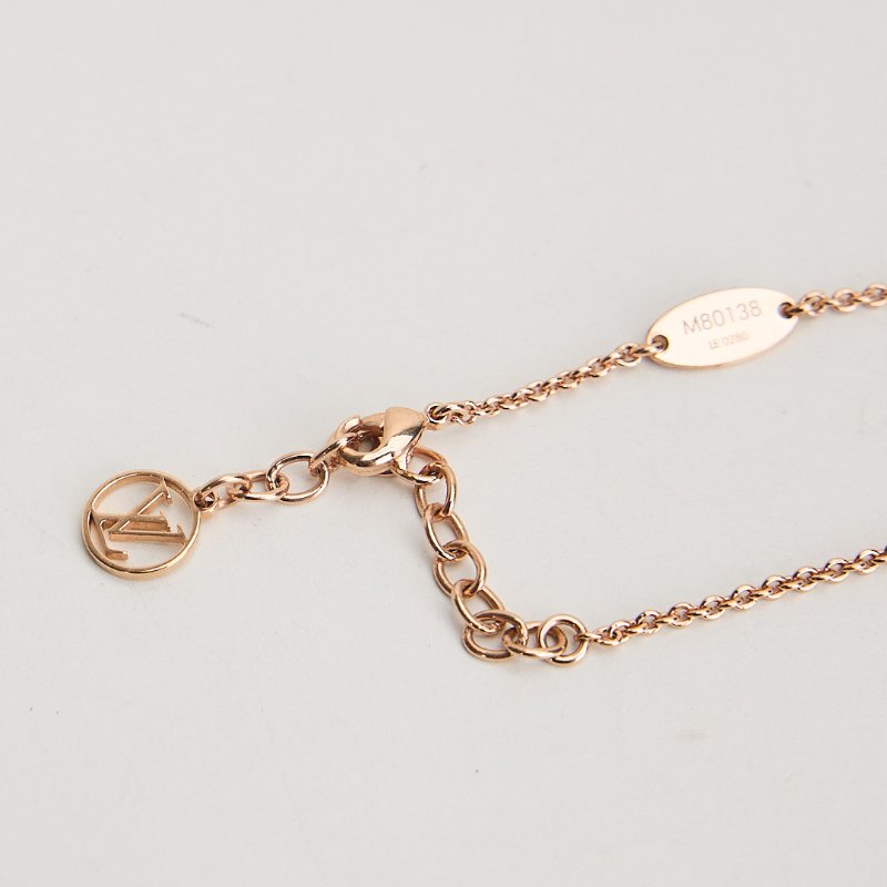 二手Lv Essential v 手鍊/玫瑰金-8