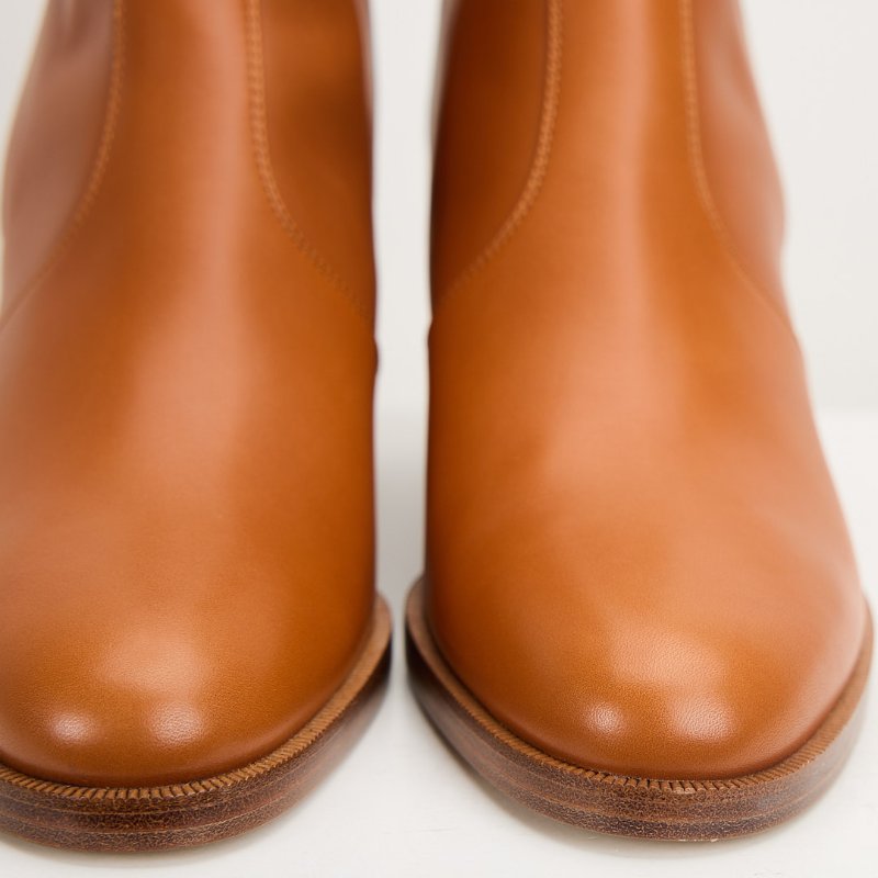 Hermès Neo ankle boot Kelly扣短靴/Naturel棕色-8