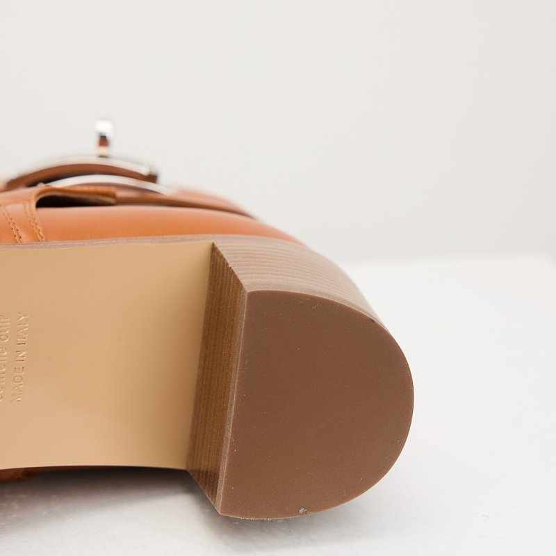 Hermès Neo ankle boot Kelly扣短靴/Naturel棕色-17